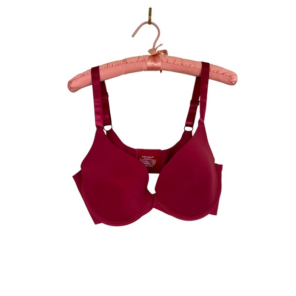 kathy ireland Other - Kathy Ireland T-Shirt Bra Womens 40D Red Underwire Full Coverage Intimates